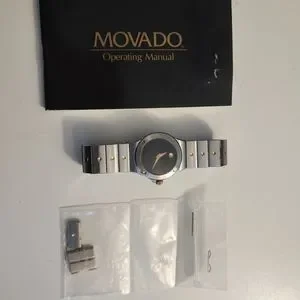 GENUINE MOVADO MUSEUM 2-TONE STAINLESS STEEL LADIES WRIST WATCH 86-A1-816. Movado | Accessories | Genuine Movado Museum 2tone Stainless  main image 2